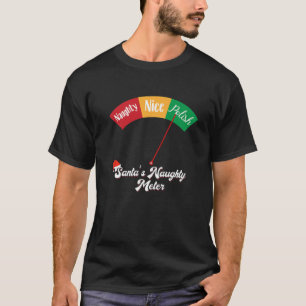 Funny Polish Santa's Naughty Metre Christmas Polan T-Shirt