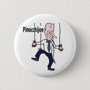 Funny political Anti Joe Biden Pun 6 Cm Round Badge