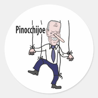 Funny political Anti Joe Biden Pun Classic Round Sticker