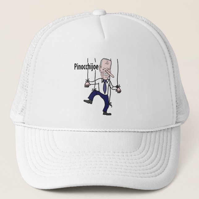Funny political Anti Joe Biden Pun Trucker Hat (Front)