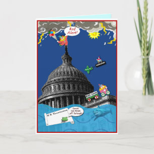 Funny Political greeting card for progressives