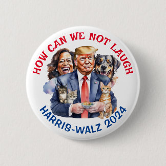Funny Political Humour | Vote for Kamala Button