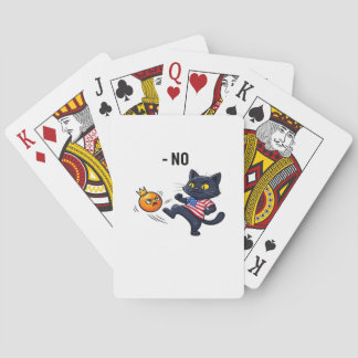 Funny Political Meme No Cat Design Playing Cards