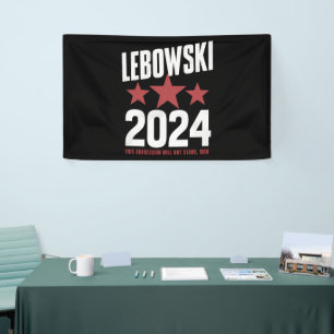 Funny Political Name Lebowski Political Election  Banner