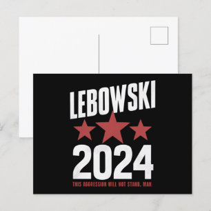 Funny Political Name Lebowski Political Election  Postcard