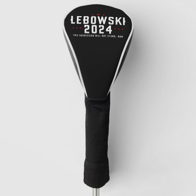 Funny Political Name Lebowski Political Golf Head Cover (Front)