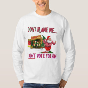 Funny Political Tshirt with Santa selling elves