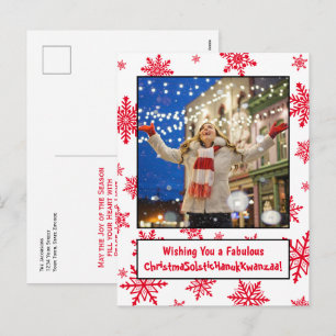 Funny Politically Correct All Inclusive Seasonal Holiday Postcard