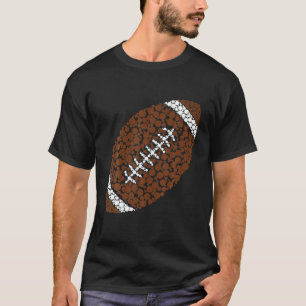 Funny Polka Dot American Football Lover Player Int T-Shirt