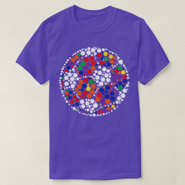 Funny Polka Dot Lover Player International Dot Day T-Shirt (Design Front)