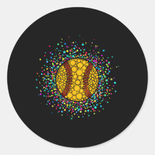 Funny Polka Dots Softll Lover Fan Happy Dot Day Bo Classic Round Sticker