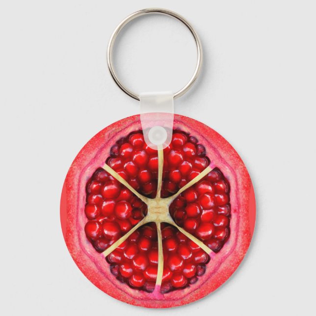Funny Pomegranate Theme Keychains (Front)