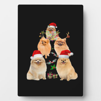 Funny Pomeranian Christmas Tree Decor Ornament Cos Plaque
