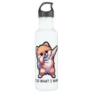 Funny Pomeranian Dog 710 Ml Water Bottle