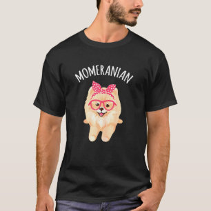 Funny Pomeranian Mum Bandanna Pomeranian Puppies S T-Shirt