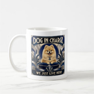 Funny Pomeranian Runs the House Coffee Cup - Mug
