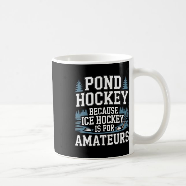 Funny Pond Hockey  Coffee Mug (Right)