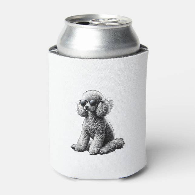 Funny Poodle Animal Lover Dogs Graphic Cute Dog Ow Can Cooler (Can Front)
