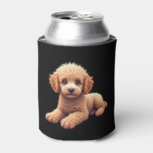 Funny Poodle Animal Lover Dogs Graphic Cute Dog Ow Can Cooler (Can Front)