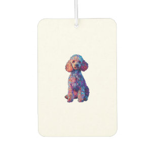Funny Poodle Animal Lover Dogs Graphic Cute Dog Ow Car Air Freshener