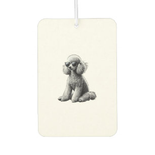 Funny Poodle Animal Lover Dogs Graphic Cute Dog Ow Car Air Freshener