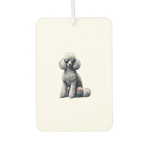 Funny Poodle Animal Lover Dogs Graphic Cute Dog Ow Car Air Freshener