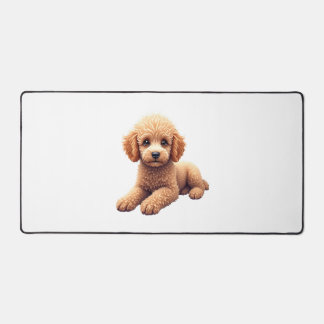 Funny Poodle Animal Lover Dogs Graphic Cute Dog Ow Desk Mat