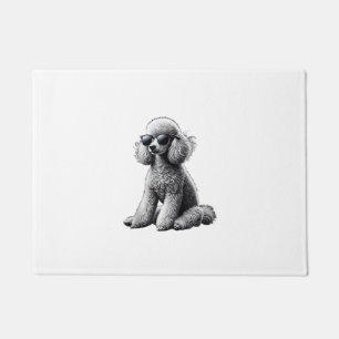 Funny Poodle Animal Lover Dogs Graphic Cute Dog Ow Doormat