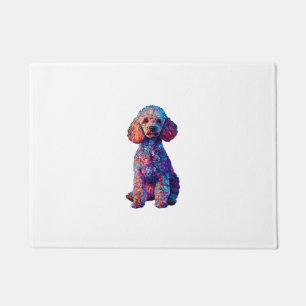 Funny Poodle Animal Lover Dogs Graphic Cute Dog Ow Doormat