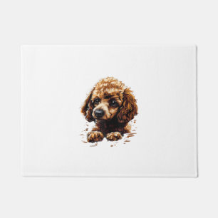 Funny Poodle Animal Lover Dogs Graphic Cute Dog Ow Doormat