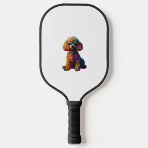 Funny Poodle Animal Lover Dogs Graphic Cute Dog Ow Pickleball Paddle