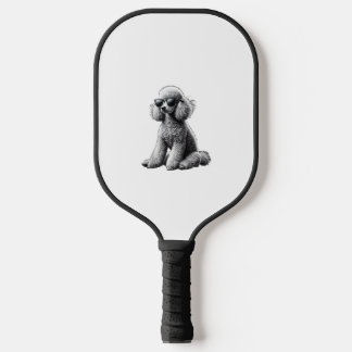 Funny Poodle Animal Lover Dogs Graphic Cute Dog Ow Pickleball Paddle