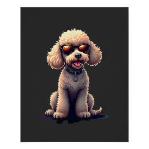 Funny Poodle Animal Lover Dogs Graphic Cute Dog Ow Poster