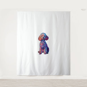 Funny Poodle Animal Lover Dogs Graphic Cute Dog Ow Tapestry