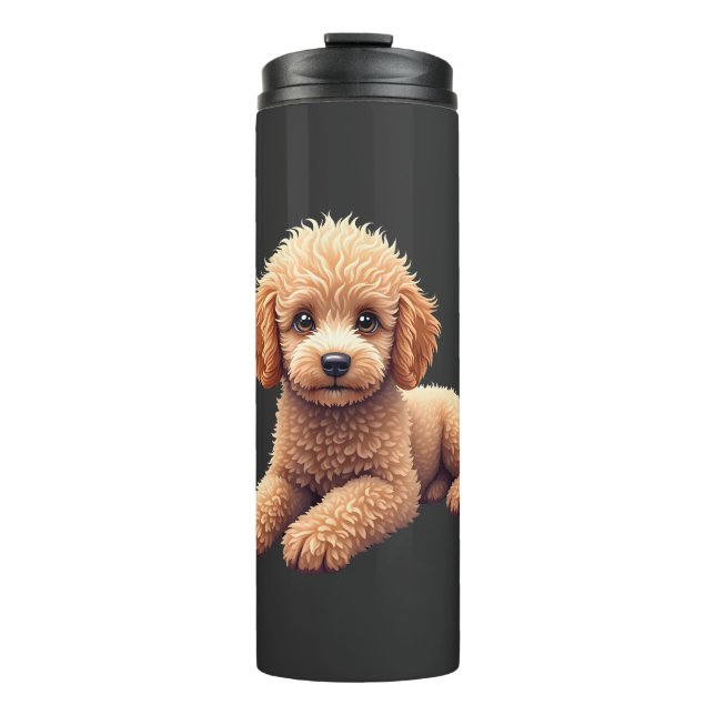 Funny Poodle Animal Lover Dogs Graphic Cute Dog Ow Thermal Tumbler (Front)