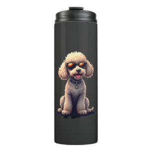 Funny Poodle Animal Lover Dogs Graphic Cute Dog Ow Thermal Tumbler