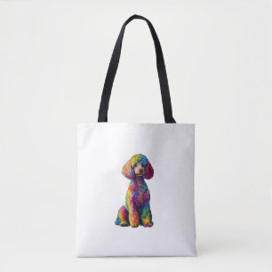 Funny Poodle Animal Lover Dogs Graphic Cute Dog Ow Tote Bag