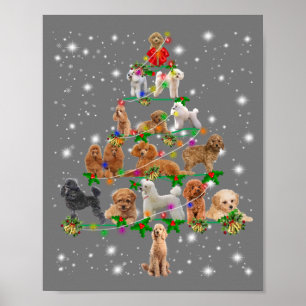 Funny Poodle Christmas Tree Decor Ornament Costume