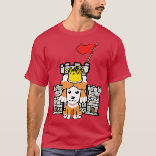 Funny Poodle Is The King Of The Castle T-Shirt