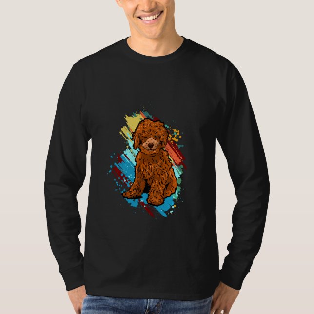 Funny Poodle Puppies Pullover (Front)