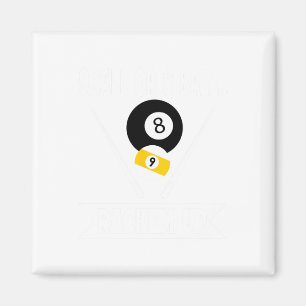 Funny Pool 9 Ball Or 8 Ball Rackem Up Billiards Magnet