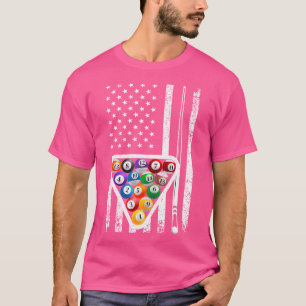 Funny Pool Art For Billiards Player Billiard Lover T-Shirt