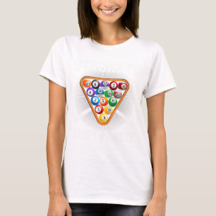 Funny Pool Art For Men Women Billiards Lover Pool T-Shirt
