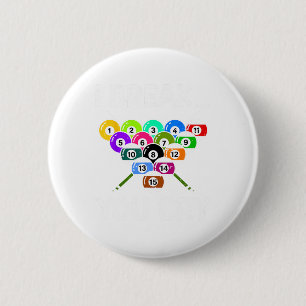 Funny Pool Billiard Men Women Billiards Players 8 6 Cm Round Badge