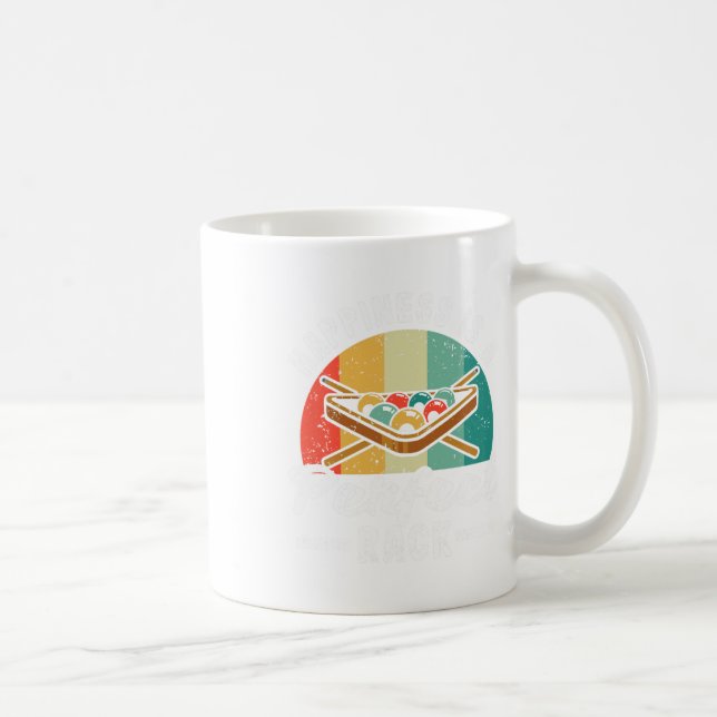 Funny Pool Billiard Player Happiness Is A Perfect  Coffee Mug (Right)