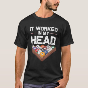 Funny Pool Billiards Design For Men Women Pool Gam T-Shirt