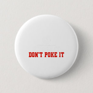 Funny Pool Billiards Stroke It Dont Poke It 6 Cm Round Badge