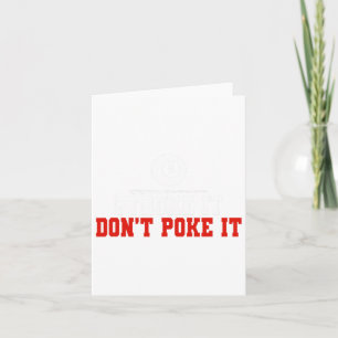 Funny Pool Billiards Stroke It Dont Poke It  Card