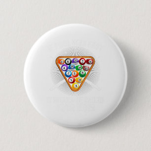 Funny Pool Design For Men Women Billiards Lover Po 6 Cm Round Badge