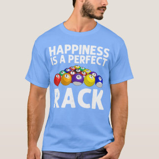 Funny Pool Design for Men Women Billiards Lover Po T-Shirt